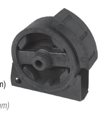 MOTOR TAKOZU (ÖN)(İÇ ÇAPI : 12mm GENİŞLİK : 55mm) COROLLA 1.3i (AE90-AE92)(87>92)