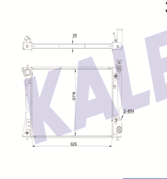 SU RADYATÖRÜ (BRAZING)(AT) TOYOTA AVENSİS 2.0 16V VVTI 03-