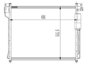 KLİMA RADYATÖRÜ(CNI501) NAVARA 2.5 DCİ 05- / PATHFİNDER