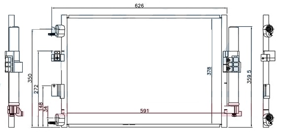 KLİMA RADYATÖRÜ(CFR613) FOCUS 15+