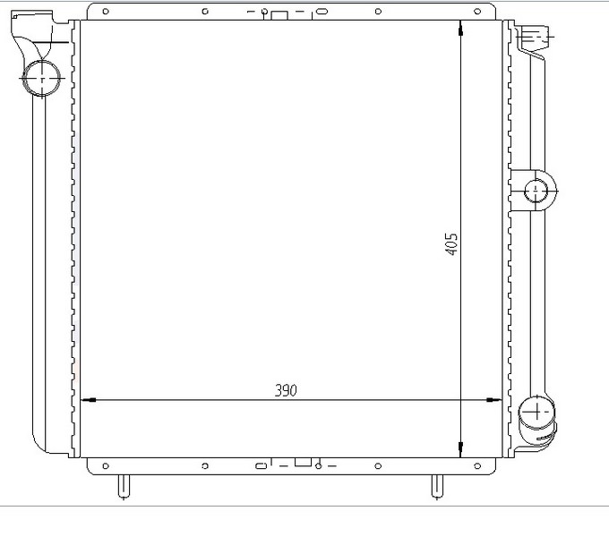 SU RADYATÖRÜ (MEKANİK)(MT)(MRN002) RENAULT R9 / R11 / BROADWAY / SPRING 1.4 1.6 82<88