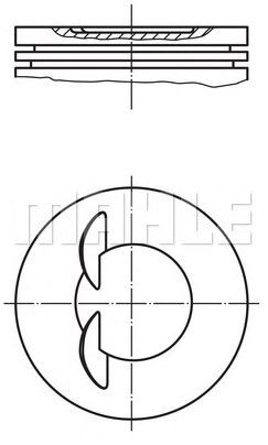 PİSTON,SEGMAN (STD)(81.60MM) OPEL VECTRA C X18XE