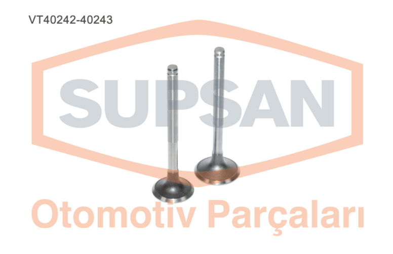 TAKIM SUBAP (4 SİLİNDİR) RENAULT CLİO 1,9D 8V 91-KANGOO 1,9D 8V 97- / R19 1.9D (F8Q)