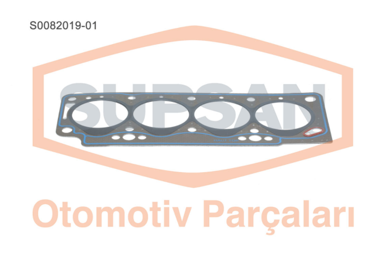 SİLİNDİR KAPAK CONTASI (1 ÇENTİK) RENAULT MEGANE 1.9D 96- / KANGOO 1.9D / LAGUNA 1.9D Y.M. (F8Q)