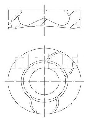 PİSTON,SEGMAN (+0.50)(73.70MM) PEUGEOT 206 - DW4-HDI 8V