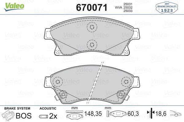 DİSK BALATA (ÖN) OPEL ASTRA J 1.3 CTDI-1.4-1.6-1.6 CDTI-1.7 CDTI-2.0 CDTI 09-15