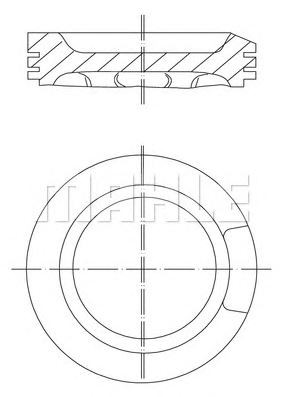 PİSTON,SEGMAN (STD)(81.01MM) VW-1.8 PASSAT-GOLF4-A4-A6