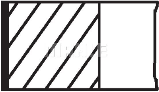 SEGMAN (STD)(77.00MM) PEUGEOT 106 II 1.5D 96- (TUD5)