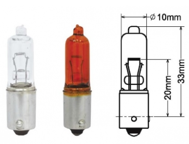 AMPUL , HALOJEN 12V. 21W (SİNYAL)(SARI)