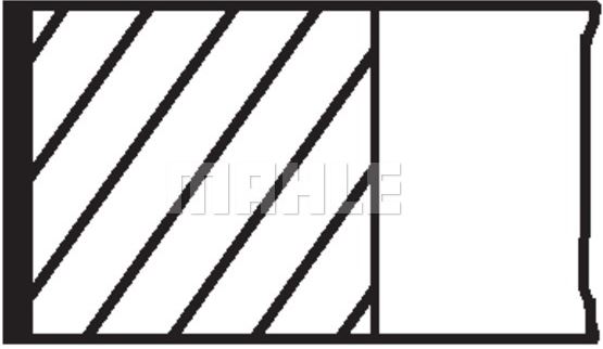 SEGMAN (+1.00)(75.00MM) FORD ESCORD-FIESTA 1.3 95-08