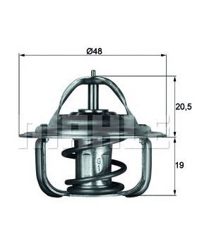 TERMOSTAT (92°C) OPEL ASTRA F 1,4İ 1,6İ 91-00