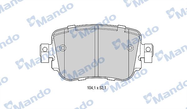 DİSK BALATA (ARKA) AUDI A1 1.4 TDI-1.6 TDI 14- / VW GOLF VII / CADDY IV