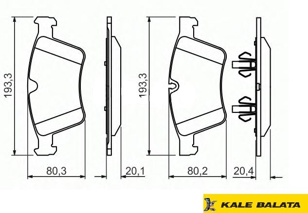 DİSK BALATA (ÖN) M.BENZ GL-SERİSİ (X164) 09-