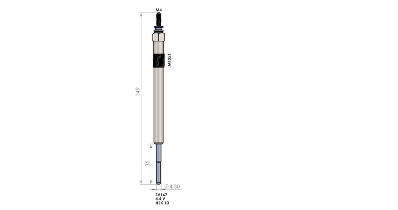 KIZDIRMA BUJİSİ (4,4V) FORD TRANSİT V347 155PS