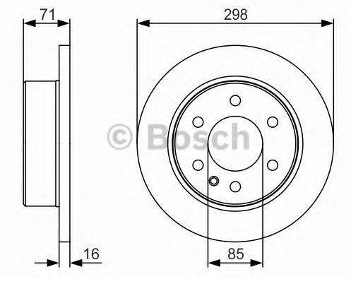 FREN DİSKİ (ARKA)(298MM) M.BENZ SPRINTER 06- / VW CRAFTER 06-