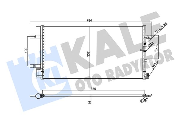 KLİMA RADYATÖRÜ AUDI A4 / A5 / A6 / A7 / Q5 CONDENSER