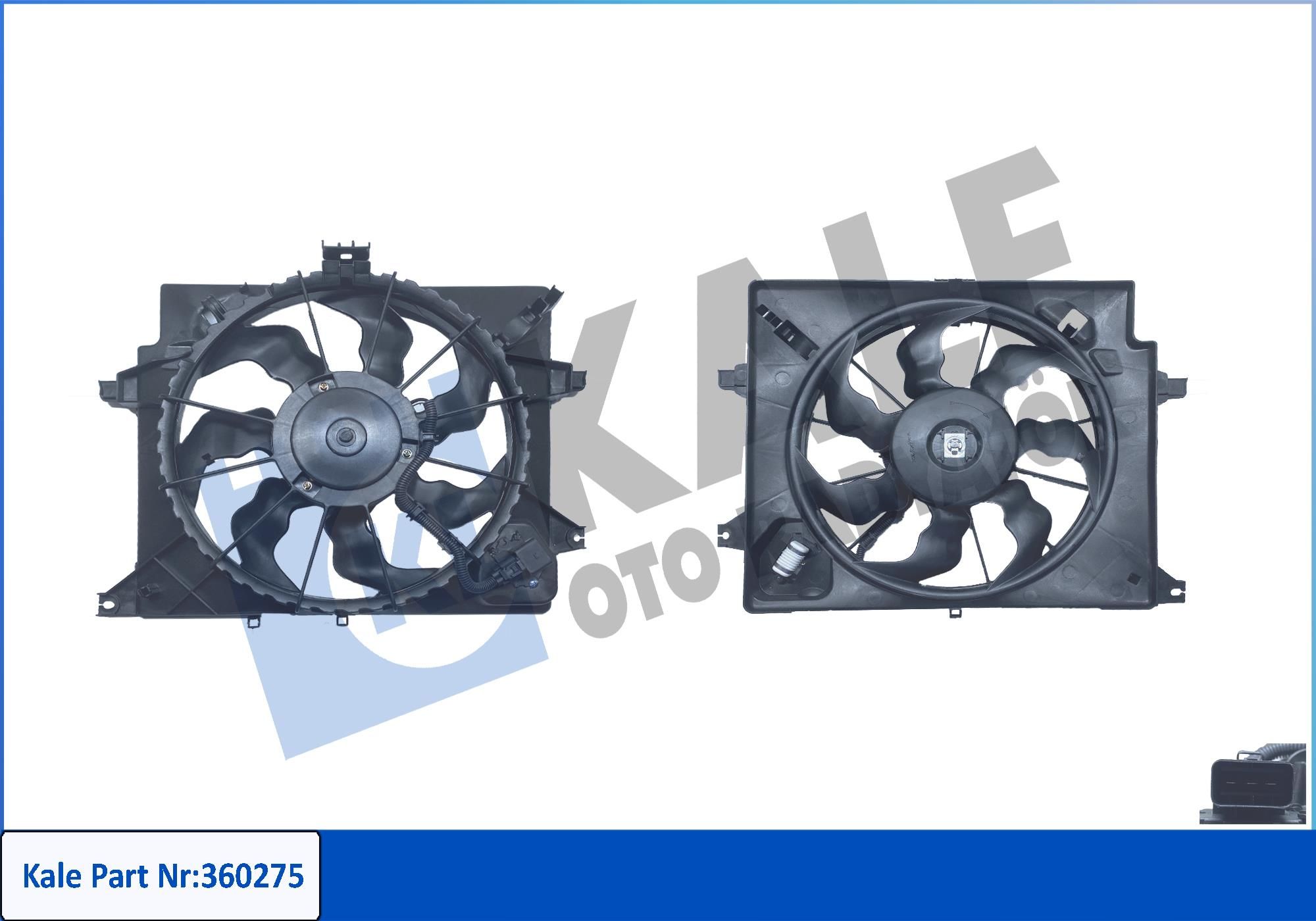 FAN MOTORU (DAVLUMBAZLI)(12V) HYUNDAI ELANTRA V 1.6CRDI / İ30 1.4/1.6CRDI 11-16 - KIA CEED / PRO CEED 1.4/1.6CRDI 12-18