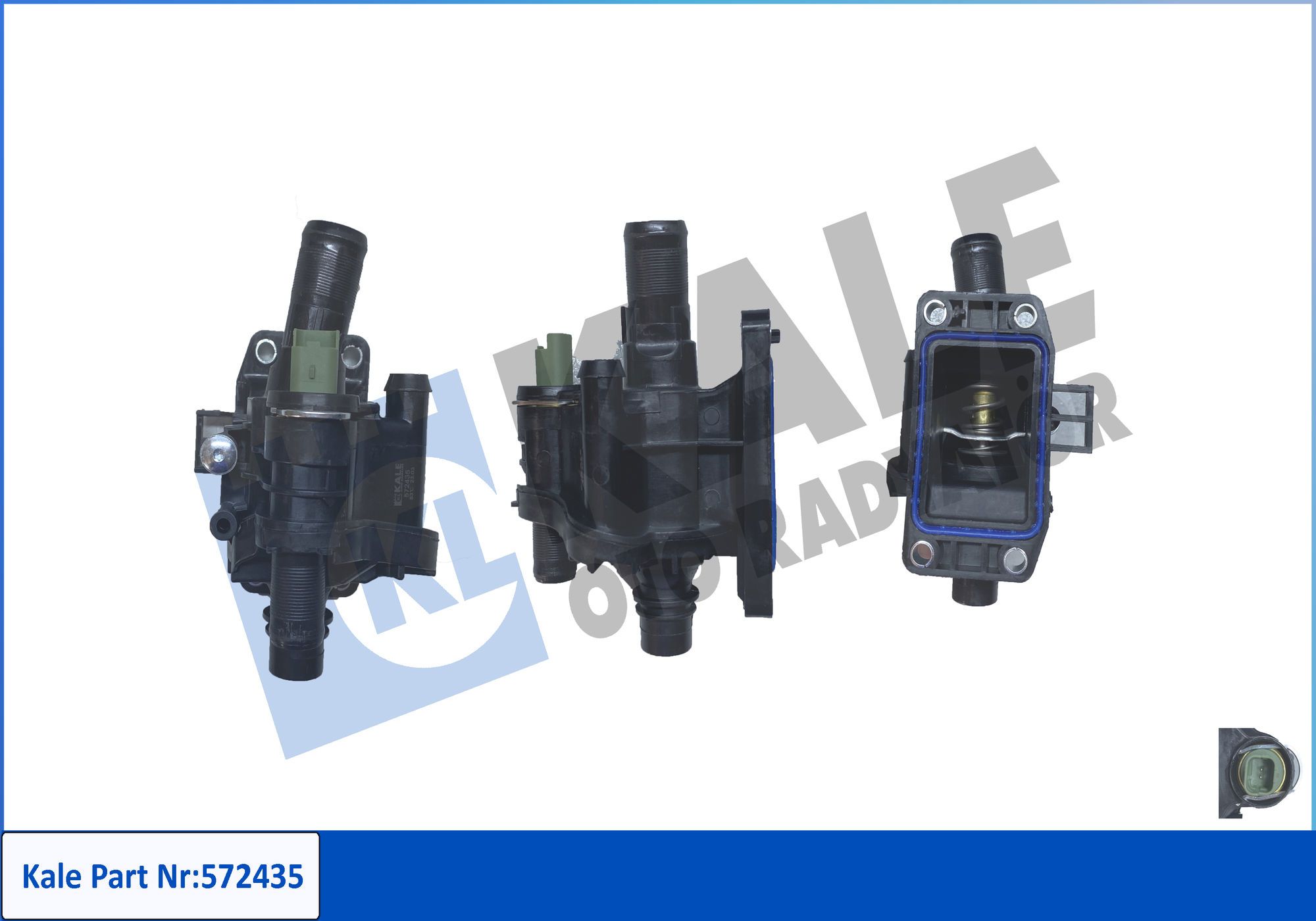 TERMOSTAT CITROEN BERLINGO / C3 I / C4 / C4 GRAND PICASSO I / C4 I / C5 / C5 II / JUMPY / XSARA PICASSO - FIAT SCUDO - FORD C-MAX / FIESTA V / FIESTA VI / FOCUS C-MAX / FOCUS II / FUSION - MAZDA 2 / 3 - PEUGEOT