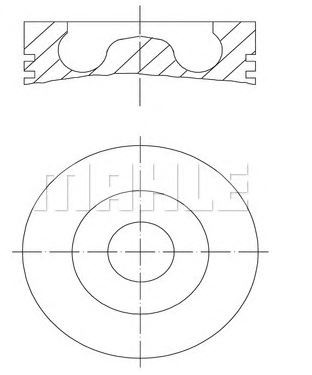 PİSTON,SEGMAN (+0.25)(86.00MM) FORD TRANSIT V347-V348 2.2 D DURATORQ 06- / PEUGEOT BOXER III