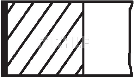 SEGMAN (STD)(72.00MM) PEUGEOT 106-205-306-309-PARTNER 1.1 90