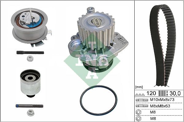 TRİGER SETİ (120 DİŞ) AUDI A2 1.4 TDI 03-05 / SEAT TOLEDO II 1.9 TDI 05-06 / SKODA FABIA I 1.4 TDI 05-08 / VW POLO 1.4 TDI 05-09