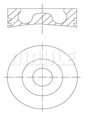 PİSTON,SEGMAN (+0.50)(86.00MM) FORD TRANSIT V347-V348 2.2 D DURATORQ 06- / PEUGEOT BOXER III