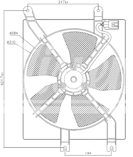 FAN MOTORU (DAVLUMBAZLI)(FCH050) CHEVROLET LACETTİ 1.4İ 2006+