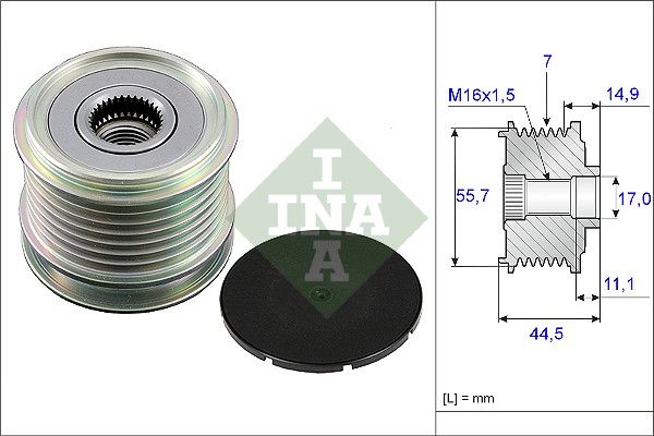 ALTERNATÖR KASNAĞI (7 KANAL) M.BENZ C-SERİSİ (W203) / CLK (A209) / E-SERİSİ (W211) / SPRINTER