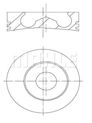 PİSTON,SEGMAN (STD)(93.67MM) FORD TRANSİT 2.5 DI 91-00