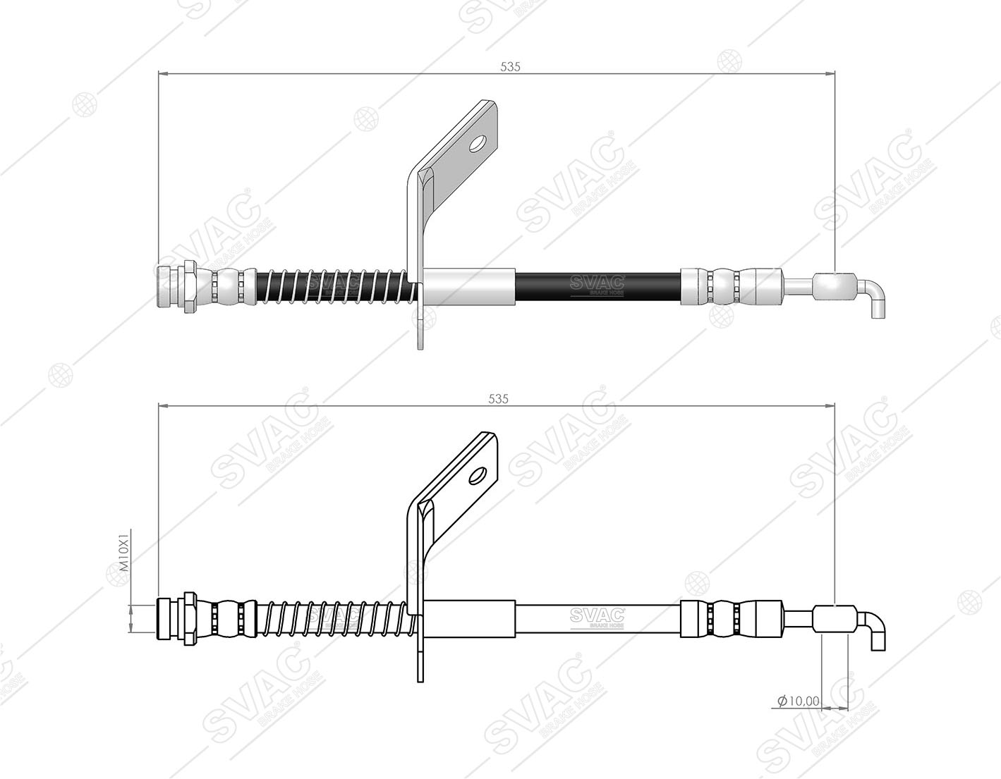 FREN HORTUMU (ÖN)(SAĞ) HYUNDAI İ30 - İ30 CW- CEED 07 - 12