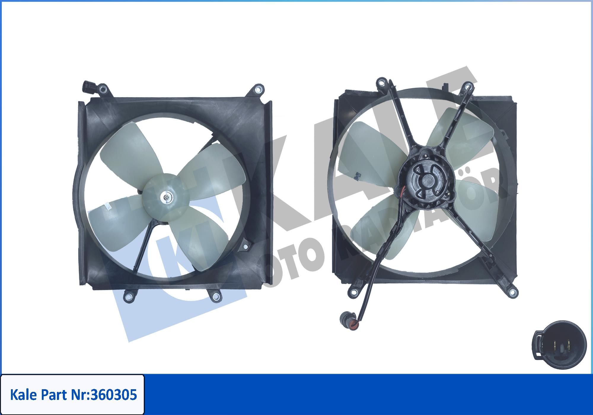 FAN MOTORU (DAVLUMBAZLI) TOYOTA COROLLA 1.3 1.6 1.6I 87<95 (12V)