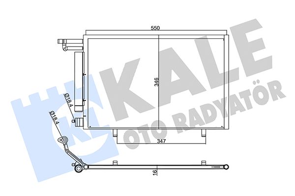 KLİMA RADYATÖRÜ FORD B-MAX 12- / FIESTA VI 12-