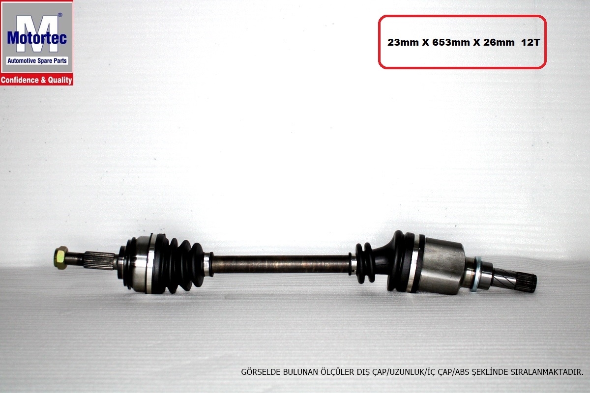 AKS KOMPLE (SOL)(692,00MM) RENAULT CLIO III 1.5 DCI 05- / MODUS / GRAND MODUS 1.5 DCI 04- / DACIA LOGAN 07-