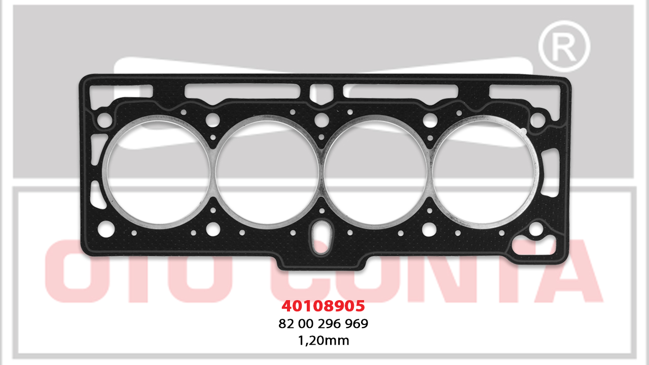 SİLİNDİR KAPAK CONTASI (1,20MM)(SACLI) DACİA LOGAN 1.4-1.6