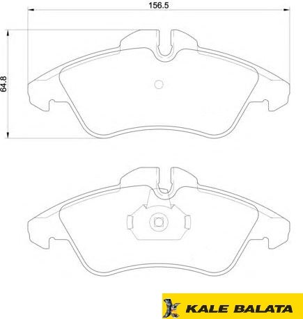 DİSK BALATA (ÖN) M.BENZ SPRINTER / VW LT28-LT35 TÜM MODELLER