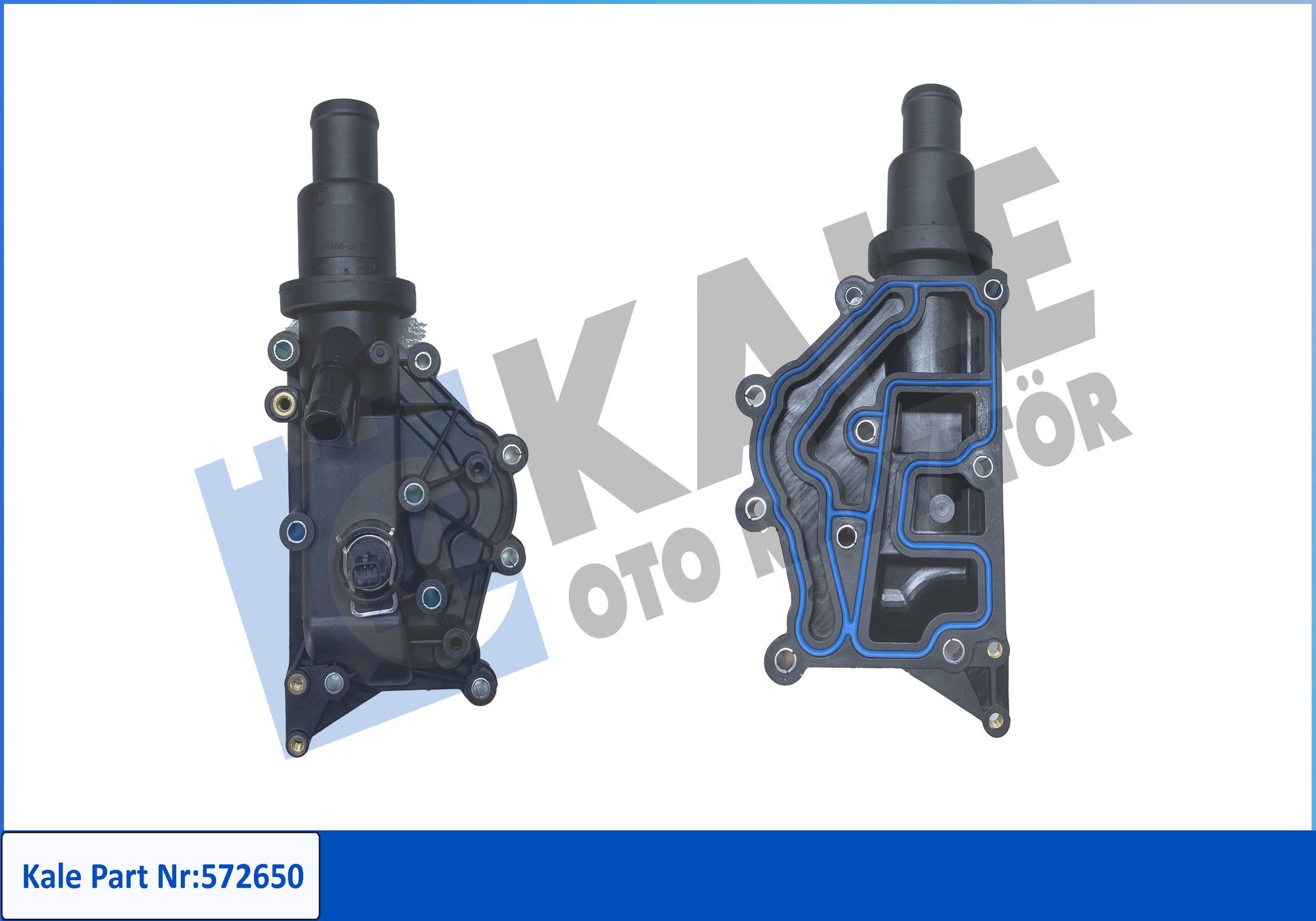 TERMOSTAT RENAULT CLIO / FLUENCE / KANGOO / MEGANE / MODUS / SCÉNIC  (83 °C) PLASTİK GÖVDELİ KOMPLE