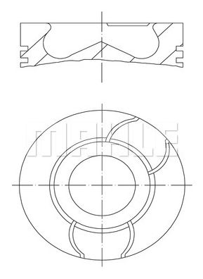 PISTON,SEGMAN (STD)(73.70MM) PEUGEOT 206 DV4/HDI 8V