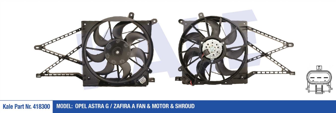 FAN MOTORU (DAVLUMBAZLI) OPEL ASTRA G / ZAFIRA A