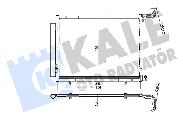 KLİMA RADYATÖRÜ FORD FIESTA VII