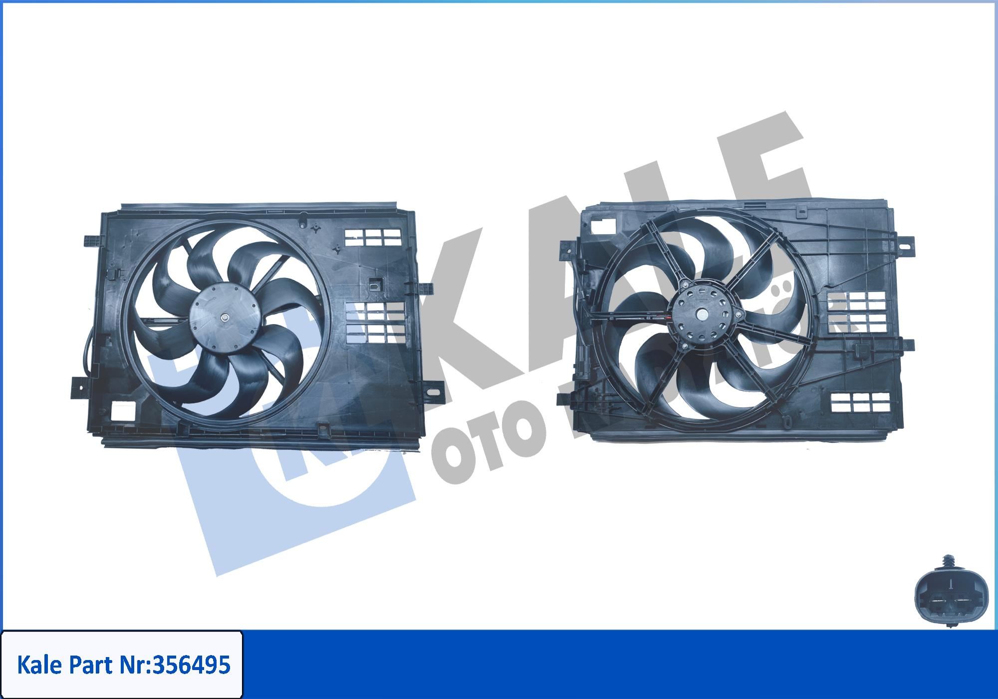 FAN MOTORU (DAVLUMBAZLI) PEUGEOT 308 II / 308SW II 13<21 - CITROEN C4 PICASSO II / C4 GRAND PICASSO II 13- 1.2VTI/THP 1.2/1.5/2.0 BLUEHDI 1.6HDI/THP/GTI