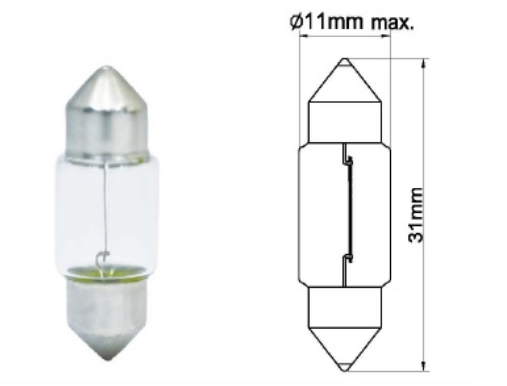 AMPUL 24V. 5W SOFİT