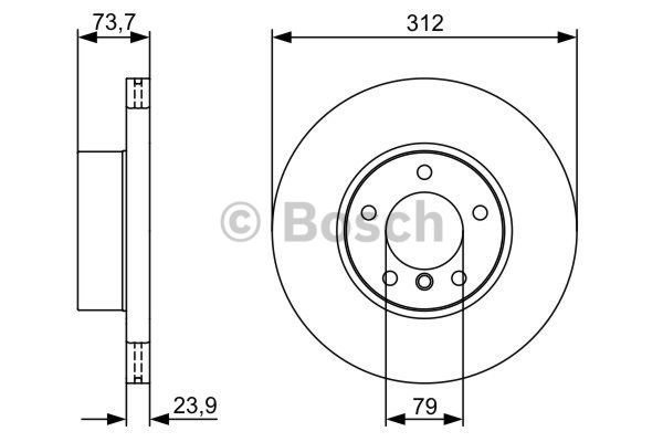 FREN DİSKİ (ÖN)(HAVALI)(312MM) BMW 1 (F20-F21) 11- / BMW 2 (F23-F22-F87) 15- / BMW 3 (E90-F30-F80) 12- / BMW 4 (F32-E82) 16- / BMW X1 (E84) 09-