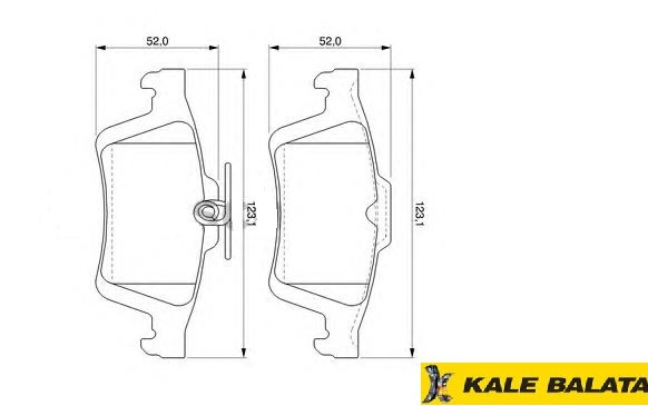 DİSK BALATA (ARKA) FORD C-MAX 03- / FOCUS 04-