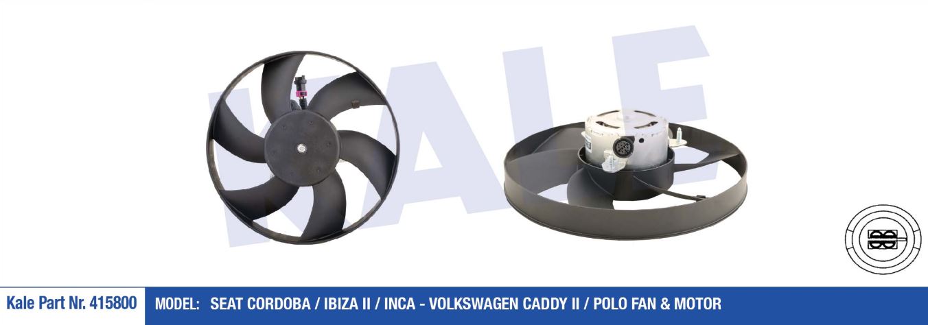 FAN MOTORU VW CADDY II/POLO/SEAT CORDOBA 300MM