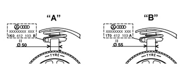 AMORTİSÖR (ÖN)(GAZLI)(55MM)(YENİ NO:G16497) VW CADDY 04-