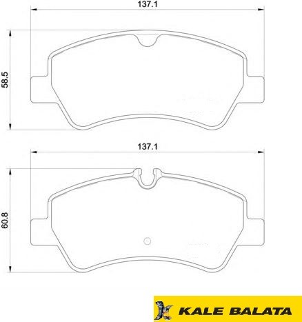 DİSK BALATA (ARKA) FORD TRANSİT CUSTOM 14- (V362)