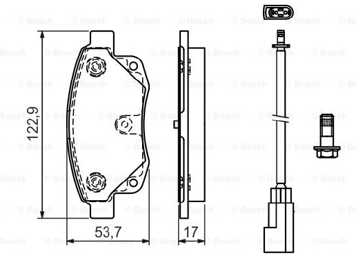 DİSK BALATA (ARKA)(YENİ NO:0986494171) FORD TRANSİT 2,2TDCİ V347 06-