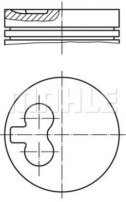 PİSTON,SEGMAN (+0.60)(82.20MM) PEUGEOT PARTNER-DW8