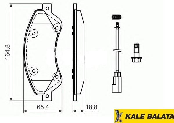 DİSK BALATA (ÖN) FORD TRANSİT V347 ÖNDEN ÇEKER