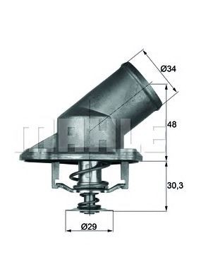 TERMOSTAT (92°C) ASTRA G / ASTRA H / CORSA B / CORSA C